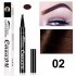 4 Fork Tip Head Eyebrow Pencil Smudge proof Long lasting Non Staining Brows Pen