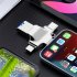 4 In 1 Card Reader Micro Card Adapter Usb 3 0 Micro Sd To Usb Card Reader Otg Adapter For Iphone silver