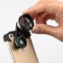 4 In 1 Lens Attachment that is designed for iPhone 6 has Telephoto Macro Fish Eye   Front Fish Eye Lenses