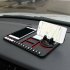 4 In 1 Multifunctional Car Phone Holder Anti slip Pad Car Navigation Dashboard Wear resistant Mat Car Supplies Universal Application Red