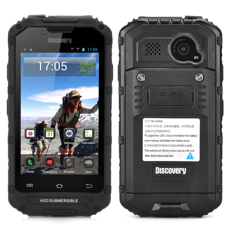 4 Inch Rugged Android Smartphone (Black)