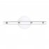 4 LED Human Induction Lamp Night Light Mirror Front Wardrobe Staircase Cabinet Lamp with Magnet black