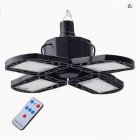 4 Leaves Solar Remote Control Garage Lights Portable Usb Rechargeable Camping Lamp For Indoor Outdoor Four leaf solar remote control