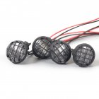 4 Led White Light with Lampshade for 1 10 Traxxas Hsp Rc Crawler Accessory Rc Car Parts Shade without font