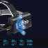 4 Modes Headlamp Waterproof LED Head Lamp Super Bright Head Lamp Flashlight For Outdoor Camping Running Hunting Reading 6578 P70 headlight   USB cable  without 