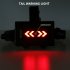 4 Modes Headlamp Waterproof LED Head Lamp Super Bright Head Lamp Flashlight For Outdoor Camping Running Hunting Reading 6578 P70 headlight   USB cable  without 