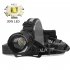4 Modes Headlamp Waterproof LED Head Lamp Super Bright Head Lamp Flashlight For Outdoor Camping Running Hunting Reading 6578 P70 headlight   USB cable  without 