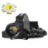 4 Modes Headlamp Waterproof LED Head Lamp Super Bright Head Lamp Flashlight For Outdoor Camping Running Hunting Reading 6578 P70 headlight   USB cable  without 