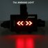 4 Modes Headlamp Waterproof LED Head Lamp Super Bright Head Lamp Flashlight For Outdoor Camping Running Hunting Reading 6578 white laser headlight   USB cable  