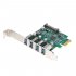 4 PCI E Ports to USB HUB 3 0 PCI Express 5 Gbps Expansion Card Adapter for Motherboard