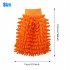 4 Pack Car Wash Mitt Microfiber Chenille Premium Scratch Free Detailing Cleaning Rag Dual Sided Wash Mitts as shown
