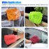4 Pack Car Wash Mitt Microfiber Chenille Premium Scratch Free Detailing Cleaning Rag Dual Sided Wash Mitts as shown