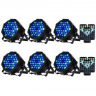 4 Packed 36 LED Par Lights RGB Colorful 7 Lighting Modes Stage Lights RC