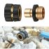 4 Pair 3 4 Inch Garden Hose Fitting Quick Connector Male Female Set Brass Hose Fitting Adapter Connector Kit