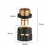 4 Pair 3 4 Inch Garden Hose Fitting Quick Connector Male Female Set Brass Hose Fitting Adapter Connector Kit