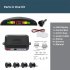 4 Parking Sensors LED Display Backlight Distance Parking Reverse Car Safety System Parking Sensor For Vehicle Auto blue