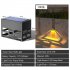 4 Pcs Led RGB Solar Wall Lamp With 2V 0 35W Solar Plate Outdoor Waterproof Sconce Lantern For Balcony Yard Street Garden Decoration RGB gradient 4 pack