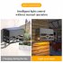 4 Pcs Led RGB Solar Wall Lamp With 2V 0 35W Solar Plate Outdoor Waterproof Sconce Lantern For Balcony Yard Street Garden Decoration RGB gradient 4 pack