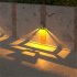 4 Pcs Led RGB Solar Wall Lamp With 2V 0 35W Solar Plate Outdoor Waterproof Sconce Lantern For Balcony Yard Street Garden Decoration RGB gradient 4 pack