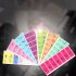 4 Pcs Piano Keyboard Sound Name Stickers Electronic Keyboard Stickers Music Decal Label Note Color English version