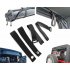 4 Pcs set Car  Roof  Fixing  Belt Soft Roof Strapping Rope Modified Accessories For Jkjltj Black