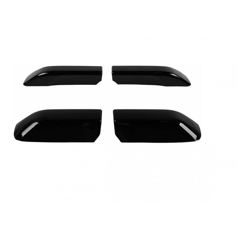 4 Pcs/set Luggage  Rack  Cover Roof Rails Rack End Cap Protection Cover For 4runner Black