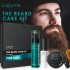 4 Pcs set Men  Beard  Growth  Kit Beard Growth Clean Nourish Shape Oil Beard Care Kit combination