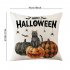 4 Pieces Halloween Pumpkin Pillow Covers Sofa Pillowcase Home Cushion Case 45 x 45 cm   Without Pillow Filling  suit