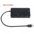 4 Port Micro USB OTG Hub Power Charging Adapter Cable for Windows Tablet  Android Smartphone PC