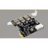 4 Port PCI E to USB 3 0 HUB PCI Express Expansion Card Adapter 5 Gbps Speed for Desktop Computer 4 ports