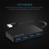 4 Port USB 3 0 HUB Splitter Expansion PC Laptop Cable Adapter  black