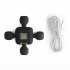 4 Port USB Hub with USB 2 0 transfer speed  plug in play ability with the latest Microsoft and Macintosh OS s  and a built in adjustable analog  digital clock