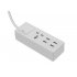 4 Port USB Wall Charger and Universal Socket is rated to a current of 10 Amps a voltage of 250V and has a 2500W max power