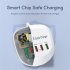 4 Ports Usb Charger Hub 40w Pd Qc3 0 Quick Charge Adapter Phone Charger for Iphone Xiaomi Samsung Huawei EU Plug