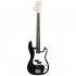 4 String Electric Bass Guitar Full Size With Connecting Line Fingerboard Wrench Instrument Wrench For Grown ups Beginners sky blue