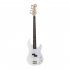 4 String Electric Bass Guitar Full Size With Connecting Line Fingerboard Wrench Instrument Wrench For Grown ups Beginners sky blue