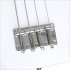 4 String Electric Bass Guitar Full Size With Connecting Line Fingerboard Wrench Instrument Wrench For Grown ups Beginners sky blue