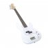 4 String Electric Bass Guitar Full Size With Connecting Line Fingerboard Wrench Instrument Wrench For Grown ups Beginners sky blue