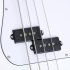 4 String Electric Bass Guitar Full Size With Connecting Line Fingerboard Wrench Instrument Wrench For Grown ups Beginners sky blue