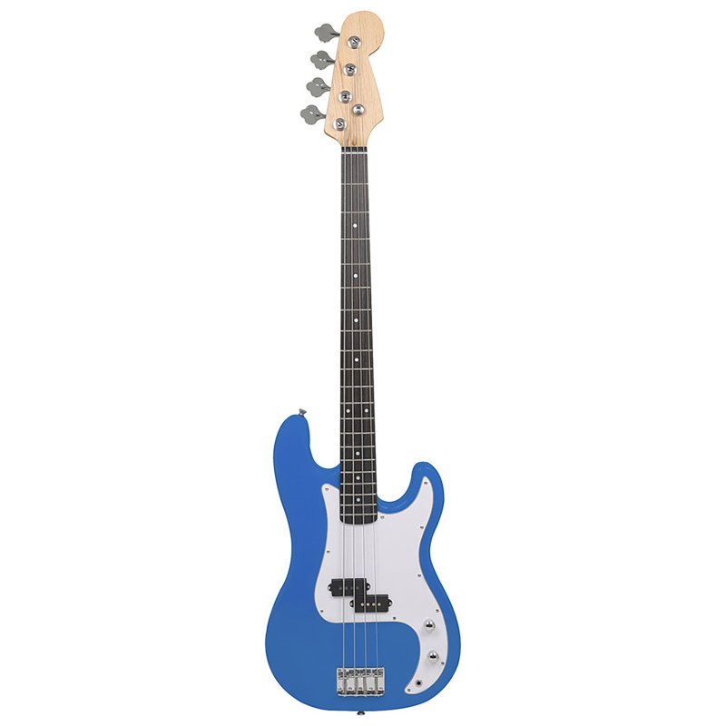 4 String Electric Bass Guitar Full Size With Connecting Line Fingerboard Wrench Instrument Wrench