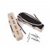 4 String Maple Wooden Pattern Bridge Pickup Box for Electric Guitar Music Instrument Accessories