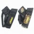 4 Tubes Arrow Quiver for Archery Hunting Arrows Holder Bag with Adjustable Strap black