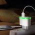 4 USB Wall Charger EU Plug Fast Charging Travel Charger Adapter Type C Cable Phone Chargers white