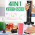 4 in 1 2 Speeds Handheld Immersion Hand Blender Set with Mixing Beaker Chopper Whisk for Smoothies US Plug