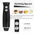 4 in 1 2 Speeds Handheld Immersion Hand Blender Set with Mixing Beaker Chopper Whisk for Smoothies US Plug