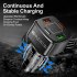 4 in 1 38w Pd Qc3 0 3 1a 2usb Type c Fast Car Charger Dual Line Compatible For Iphone Xiaomi Huawei Mobile Adapter White