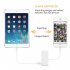 4 in 1 Apple Interface to Card Reader Adapter USB Camera Micro SD Memory Slot for iPhone iPad white