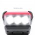 4 in 1 Bicycle Strong Light Headlight Set With Horn Mobile Phone Holder For Bike MTB Light 909 black 2400ma