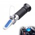 4 in 1 Car Antifreeze Freezing Point Refractometer Battery Liquid Hydrometer Glass Cleaning Agent Detection Meter