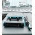 4 in 1 Car Fan Center Console Multi functional Cooling Fans Wireless Charging Mobile Phone Holder Interior Accessories Black blue 12V